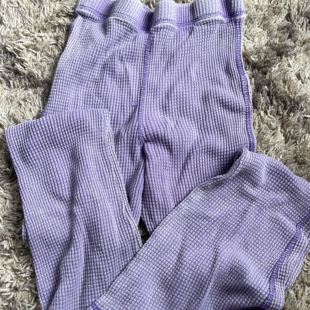 Wild Fable Purple waffle fabric pants- worn once- Size M